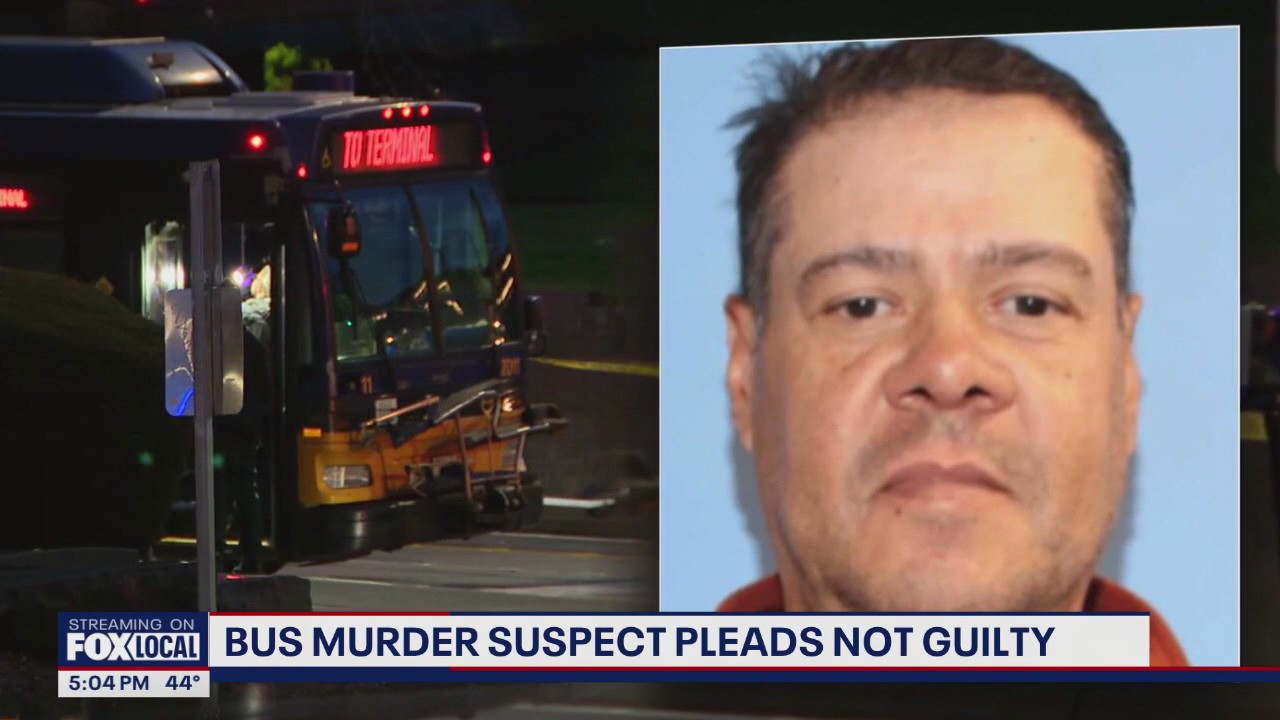 Seattle bus murder suspect pleads not guilty | FOX 13 Seattle
