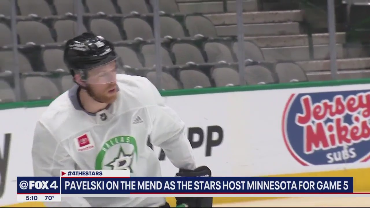 Joe Pavelski nears return to ice for Dallas Stars as playoff battle with Wild continues