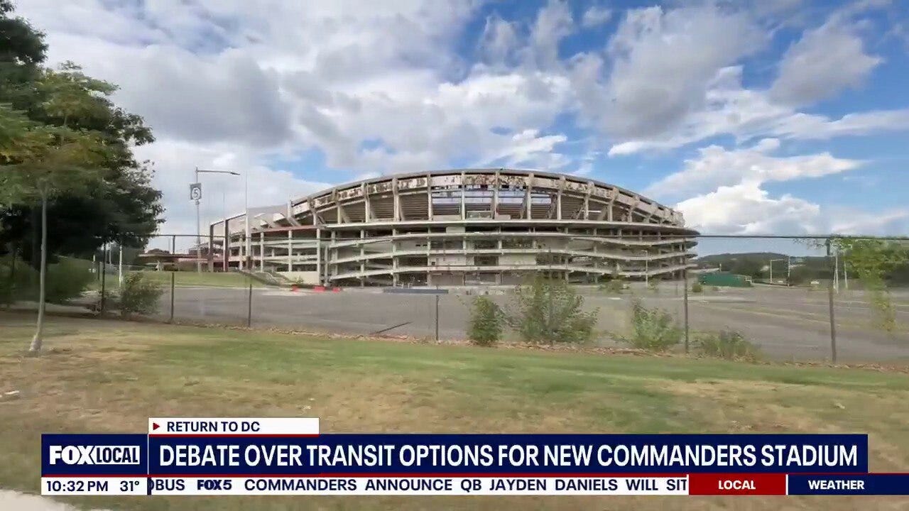DC leaders considering transit options for new RFK Stadium