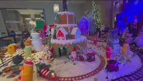 Gingerbread village on display in Clearwater Beach