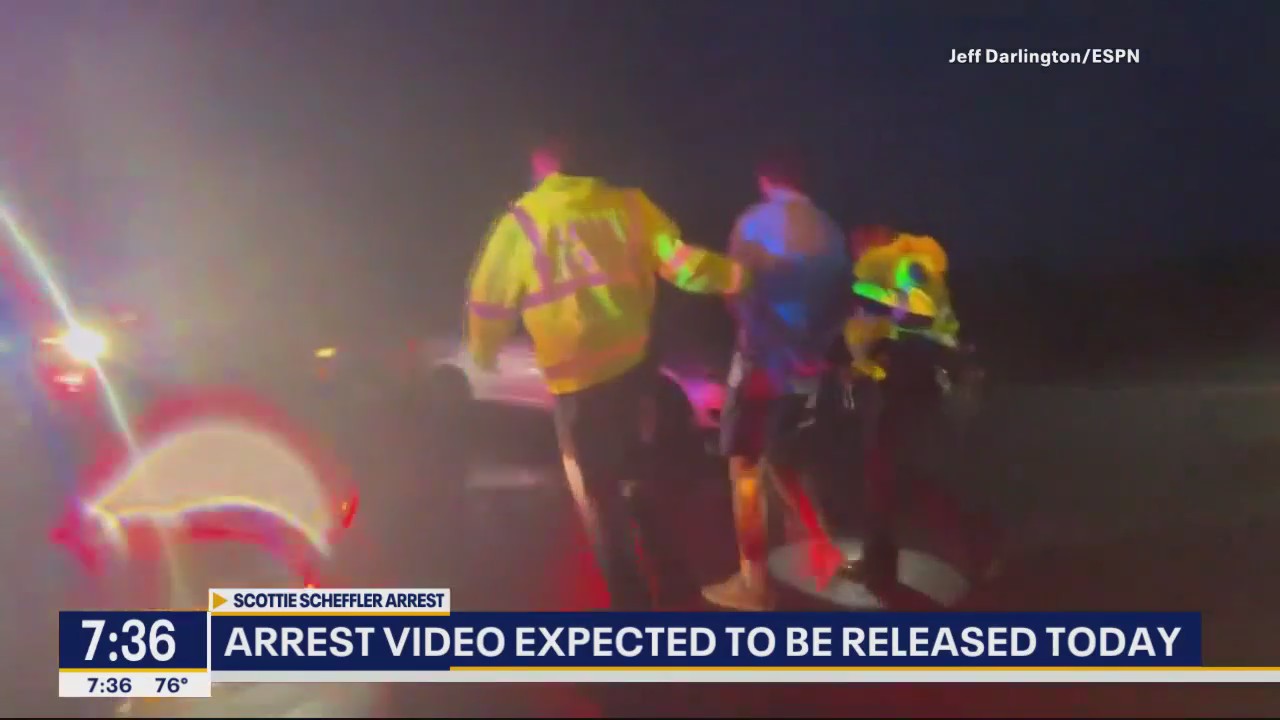 Scottie Scheffler arrest video expected to be released