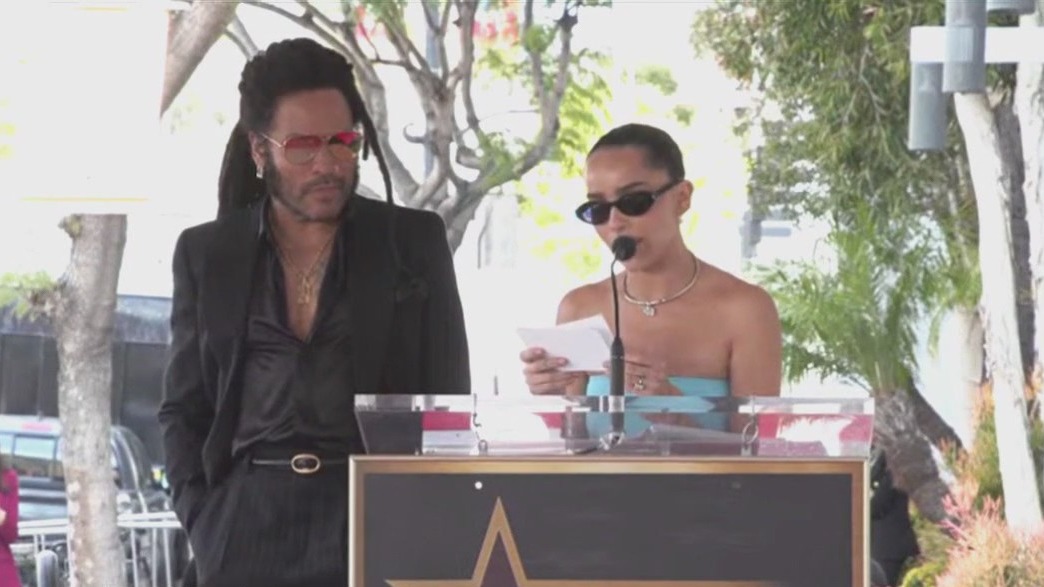 Lenny Kravitz receives star on Hollywood Walk of Fame