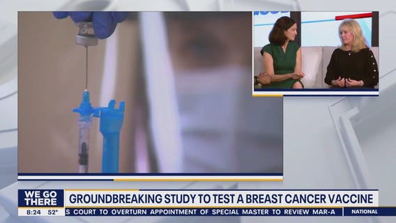 Groundbreaking study to test a breast cancer vaccine