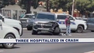 Unmarked Phoenix Police vehicle involved in crash