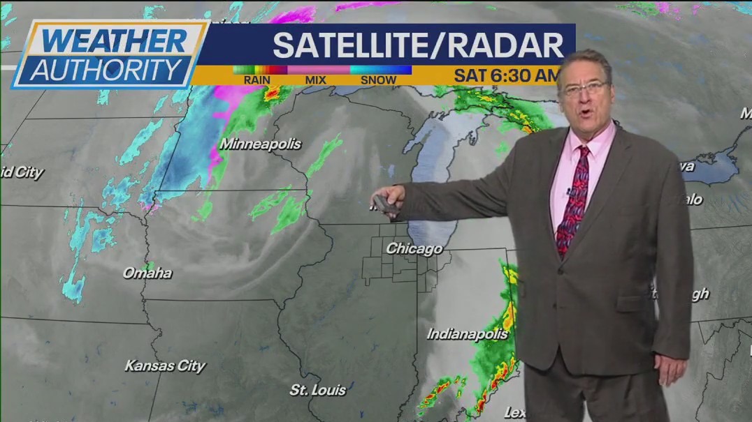 Chicago Weather: After overnight storms, high winds continue for Saturday