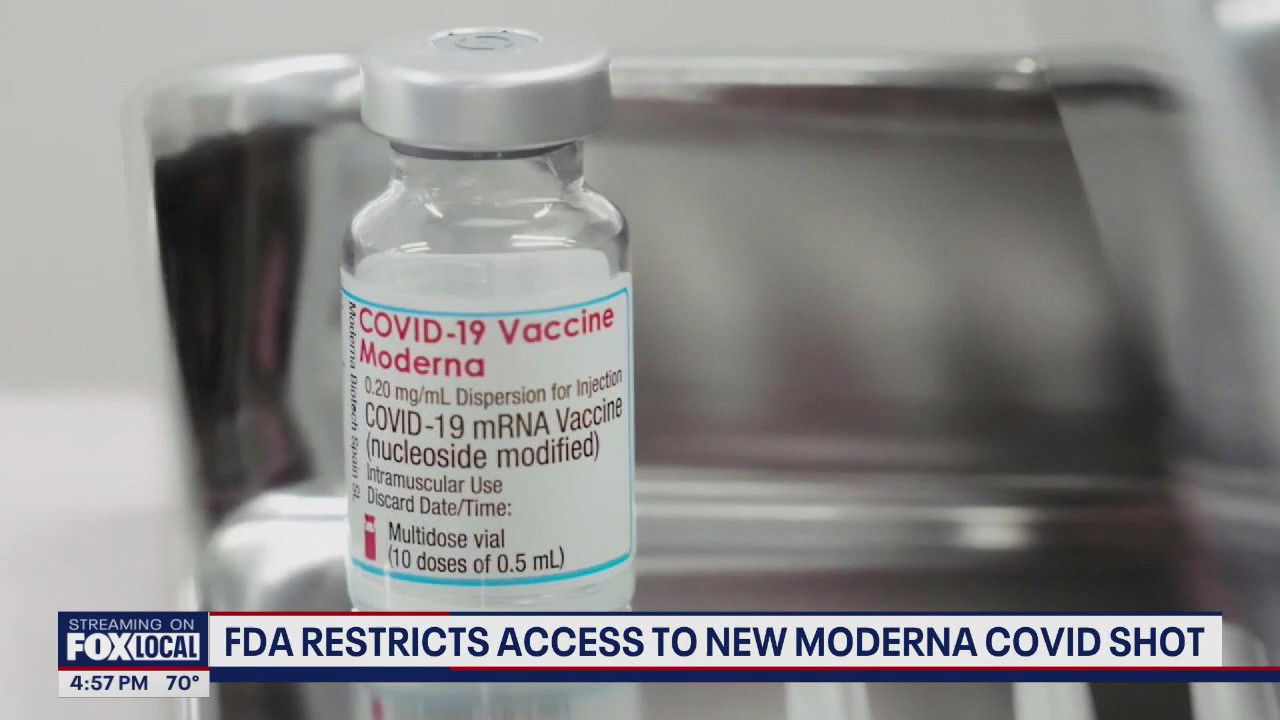 FDA restricts access to new Moderna COVID vaccine