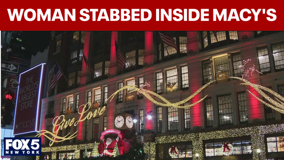 Woman stabbed inside Macy's Herald Square