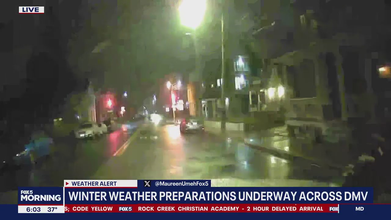 Winter weather causes hazardous commute for parts of the DMV | FOX 5 DC