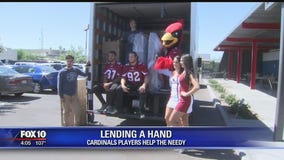 Cardinals players help local veterans in need