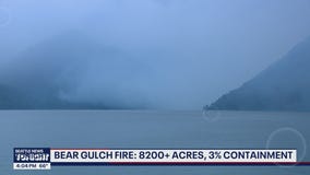 Mason County wildfire continues to burn with little containment