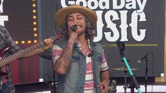 Gray Scot performs in FOX 7 Austin studios