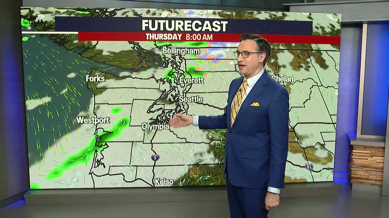 Seattle weather: Light shower on Thursday, dry weather next week
