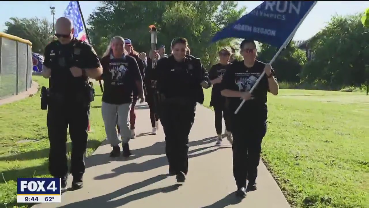 Special Olympics law enforcement torch run takes off