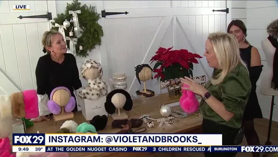 Holiday Accessories with Violet & Brooks