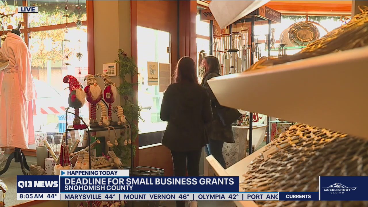 Deadline for small business grants in Snohomish County