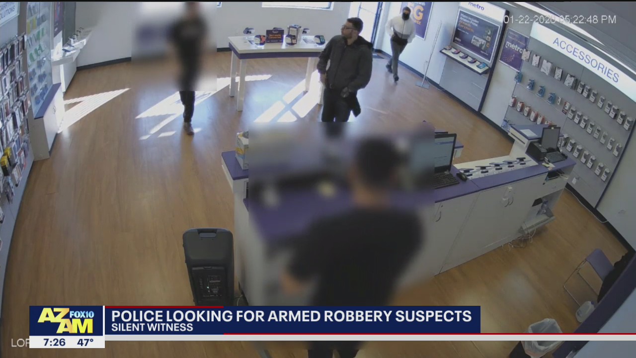 Silent Witness Saturday: Suspects sought, accused of robbing Metro PCS store