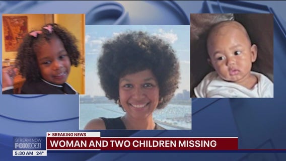 Woman, 2 young children reported missing from Chicago's Near West Side