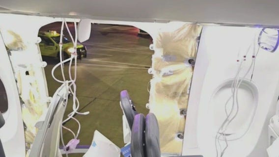 Investigators searching for missing part of aircraft after Alaska Airlines mid-air blowout