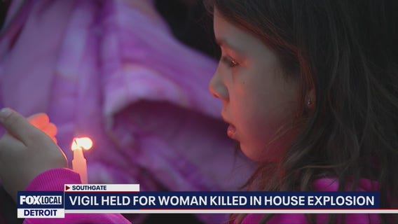 Vigil held for Southgate woman killed in home explosion