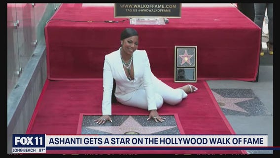 Ashanti honored with Hollywood Walk of Fame star