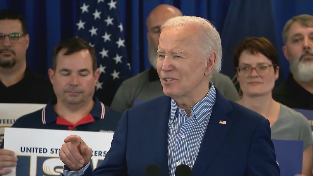 Presidential race heating up as Biden campaigns, Trump appears in court