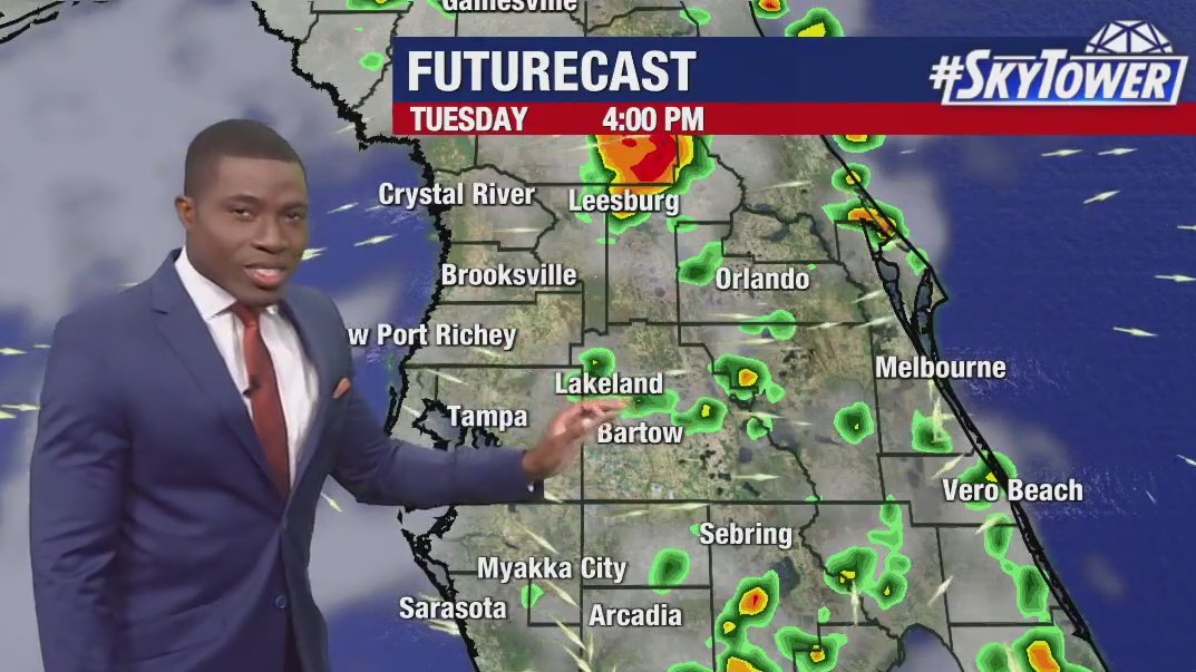 Tuesday afternoon forecast