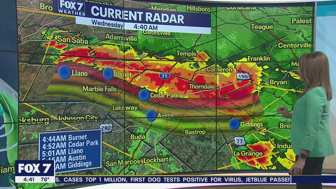 5 AM weather forecast for April 29, 2020