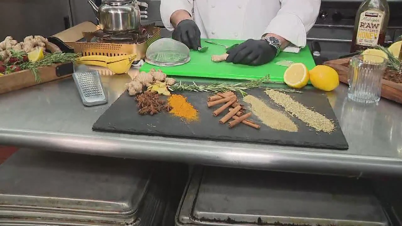 Chef Bobby's soothing herbal tea