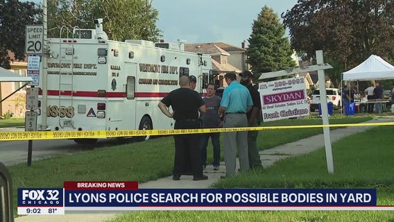 Lyons police search for possible bodies in yard