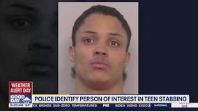 Police identify person of interest in teen stabbing