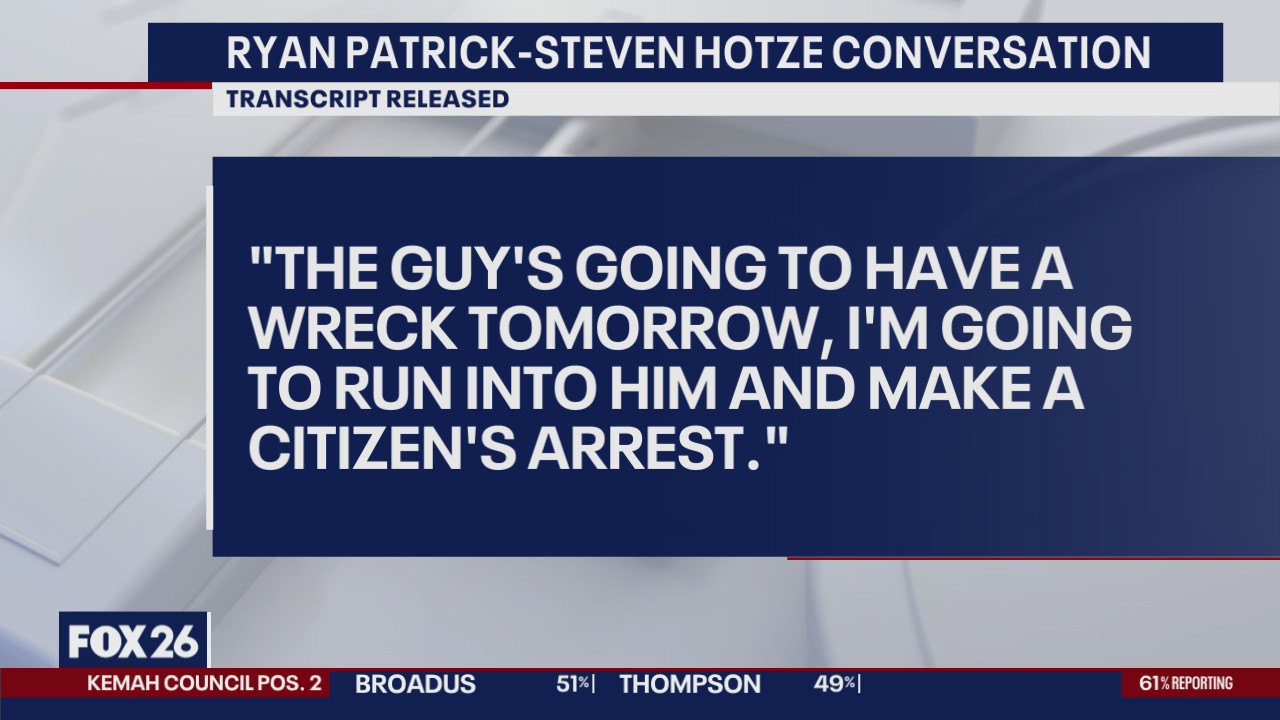 Dr. Hotze Case: Transcript Released Of Recording Made By Ryan Patrick