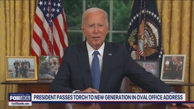 President passes torch to new generation in Oval Office address