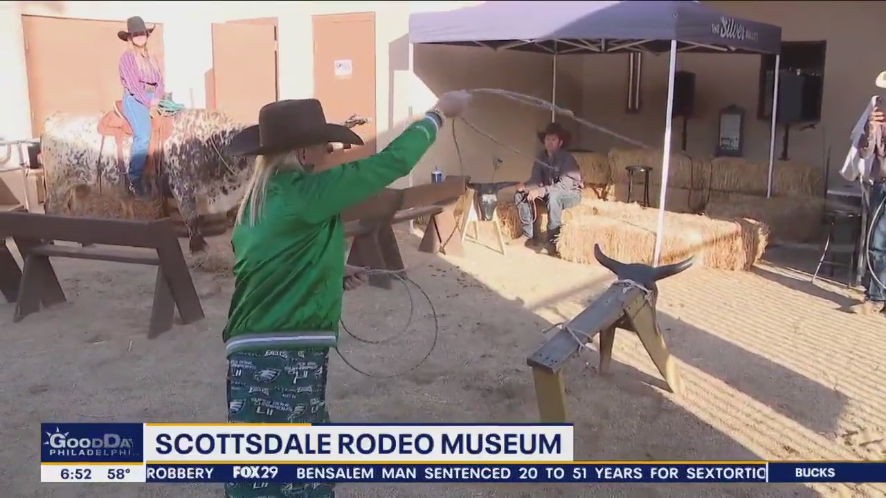 Checking out the Scottsdale Rodeo Museum