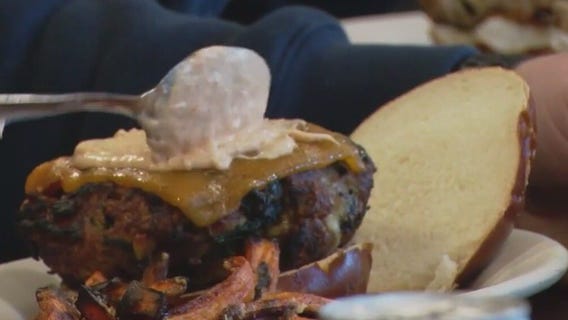 Cooking with Fire: Turkey burger and sweet potato fires with the Des Plaines Fire Department