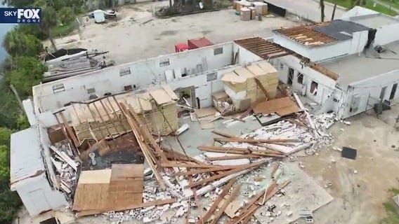 Cleanup following Daytona Beach storms