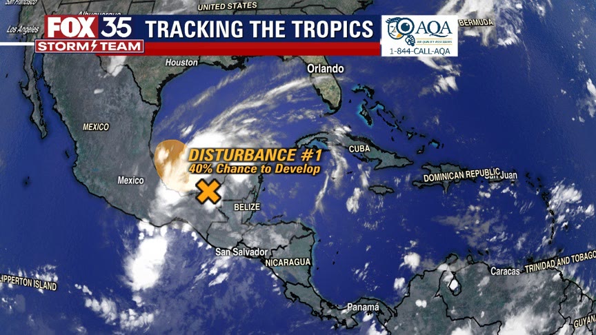 New disturbance could become tropical depression soon
