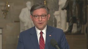 Mike Johnson celebrates impending end of shutdown