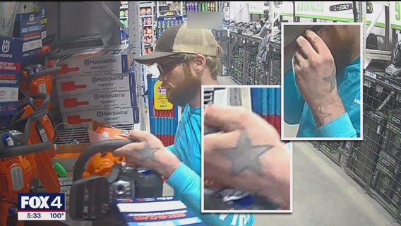 Trackdown: Fort Worth chainsaw thief caught on video