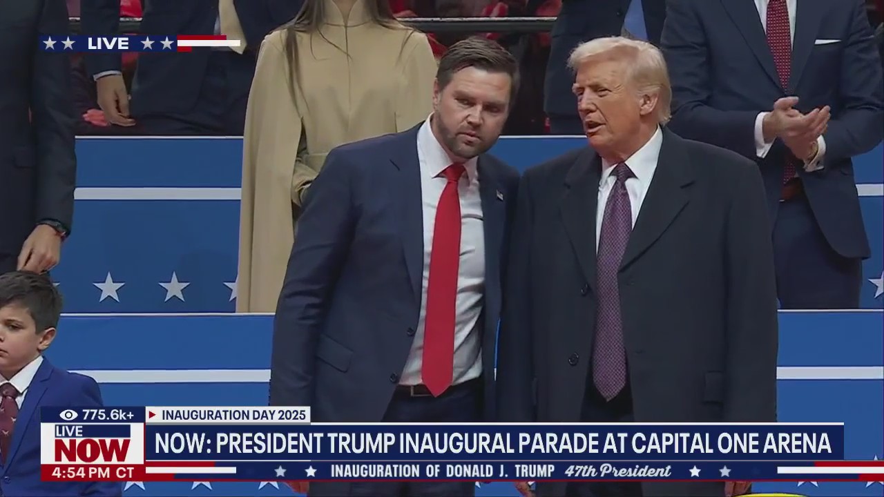 Trump Inaugural Parade at the Capital One Arena