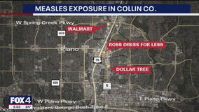 Measles patient visited 3 Plano stores