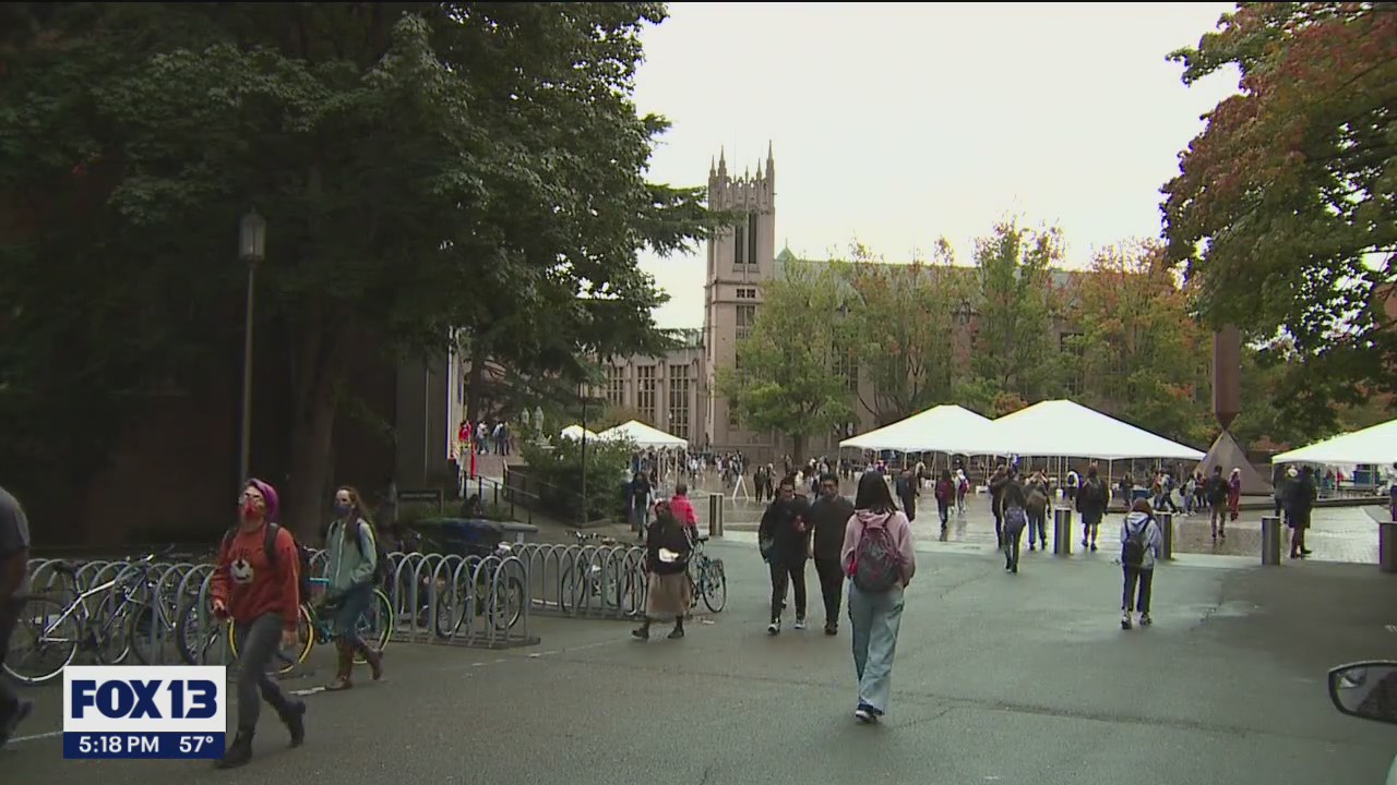 First day of in-person school at University of Washington