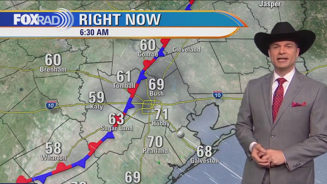 Misty this morning with coastal fog, then cloudy and mild with highs near 80.
