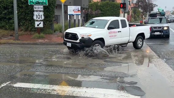 Potholes cause problems in LA