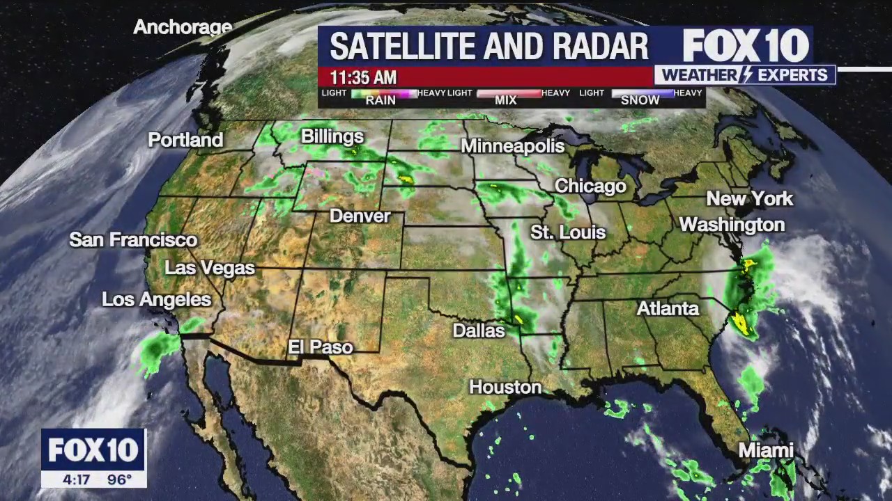 4PM Weather Forecast - 9/22/2023