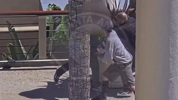 Santa Ana mall employee fights off robbery suspects