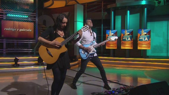 Grammy-nominated duo Rodrigo y Gabriela perform 'Terracentric'