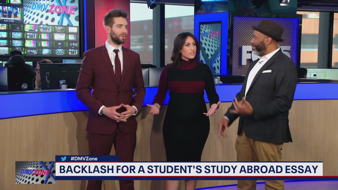 Student faces backlash over study abroad essay