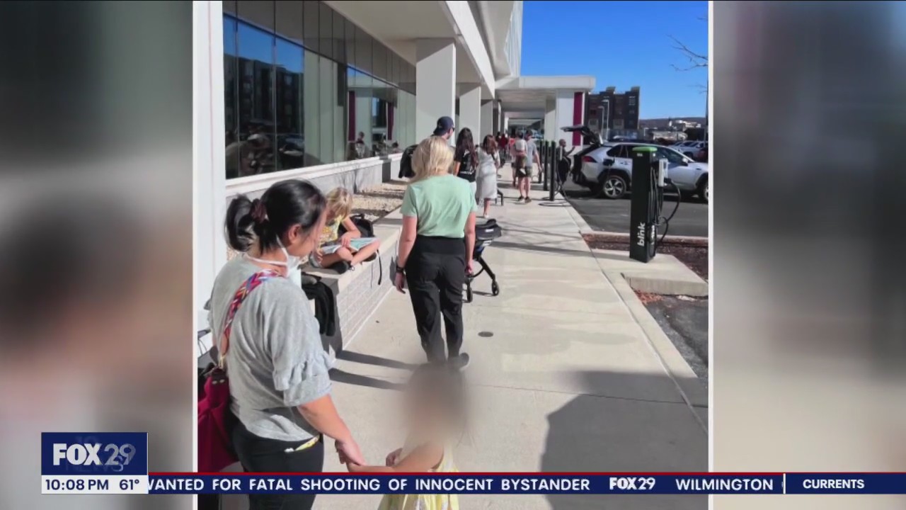 Local pediatric hospitals are swamped with patients facing respiratory illnesses