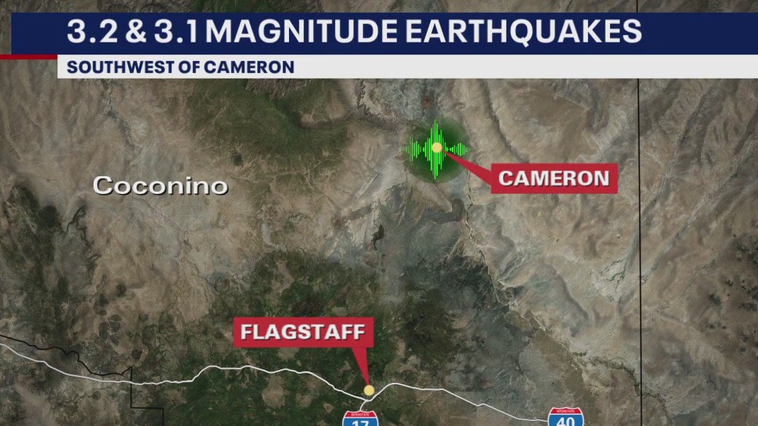 2 earthquakes felt in northern Arizona