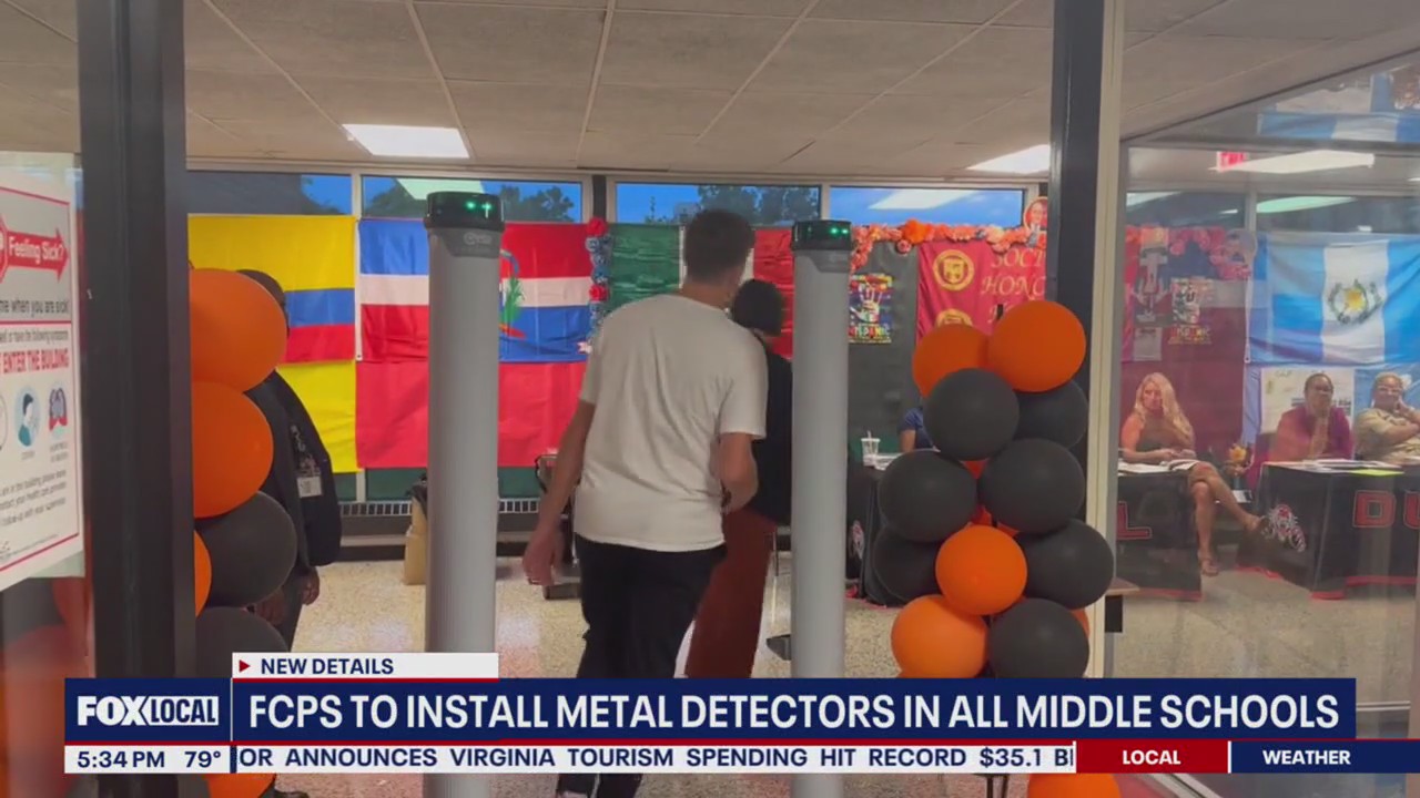 Fairfax County to add metal detectors at middle and high schools | FOX 5 DC